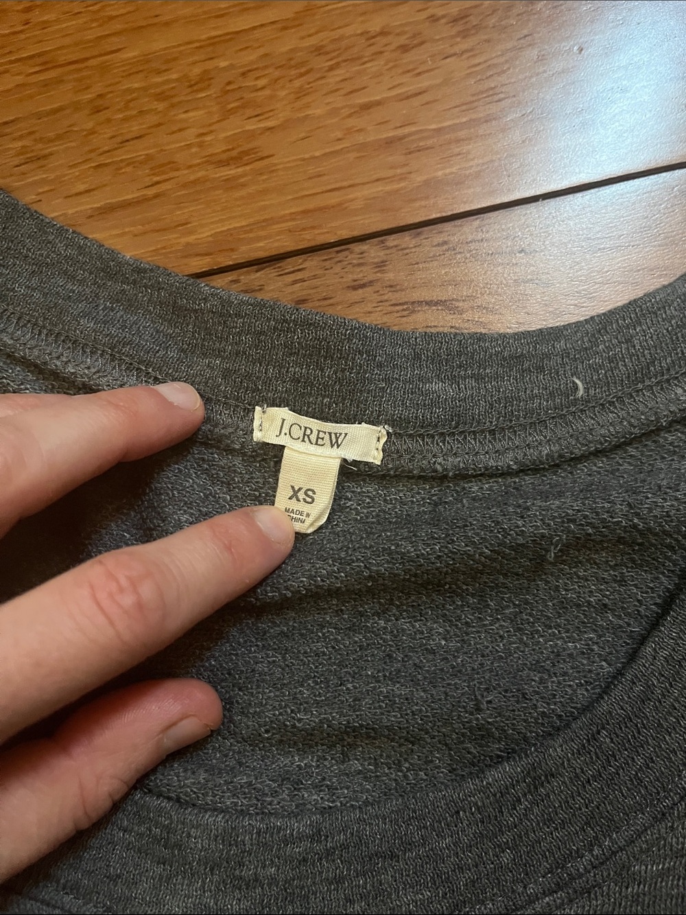 NWOT J. Crew Sequin Sweatshirt - Picture 2 of 6